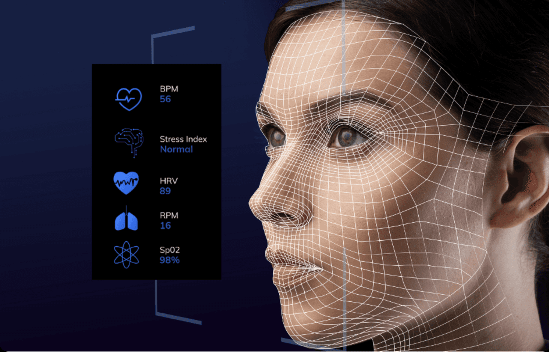 Clinical validated health biomarkers interface